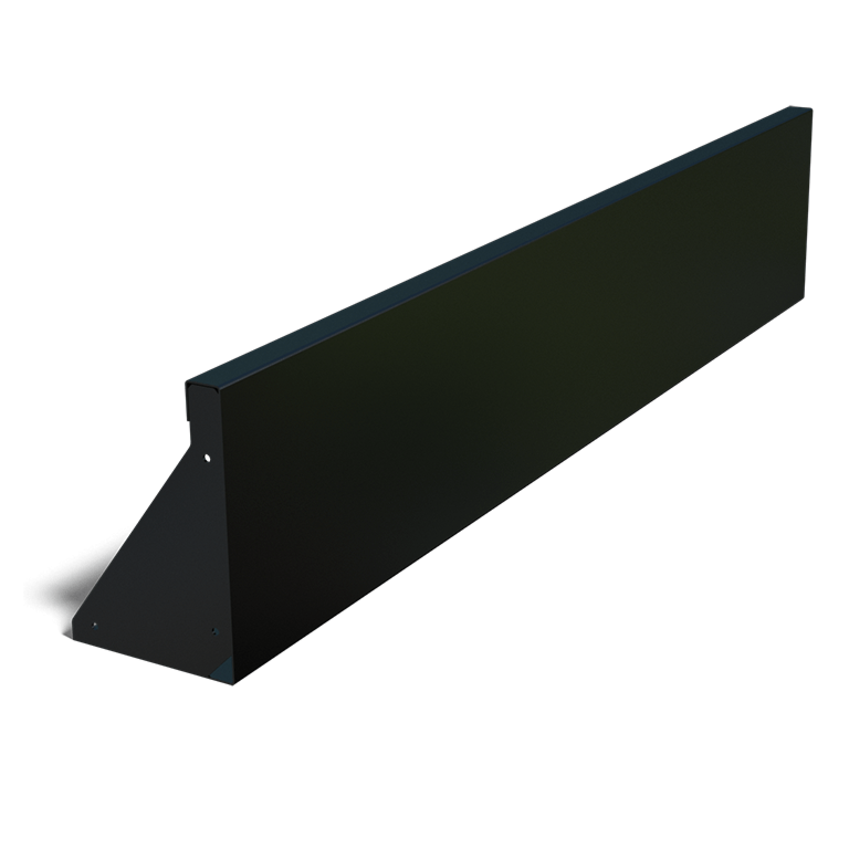 Plieninė atraminė sienelė - Tiesus - 150 x 30 cm
