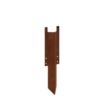Corten plieno žemės kaištis - Bortelio aukštis 22 / 25 cm