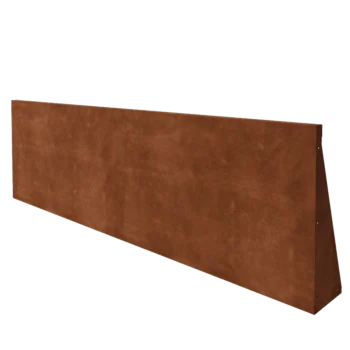 Corten plieno atraminė sienelė - Tiesus - 200 x 60 cm