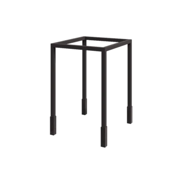 Plieninė pergola - Kvadratas - 224 x 200 x 230 cm - RAL7016 matinė (antracito pilka) - Su betono padu