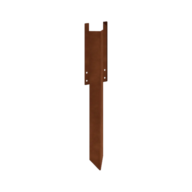 Corten plieno žemės kaištis - Bortelio aukštis 34 / 37,5 cm