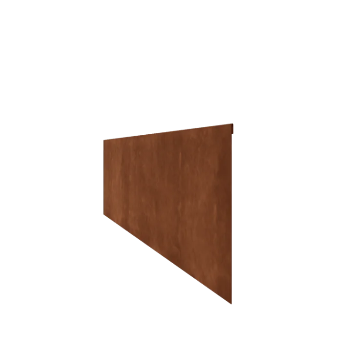 Corten plieno vejos bortelis - Suspaustas - Aukštis 35 cm - 150 cm