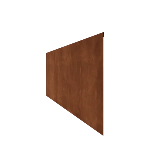 Corten plieno vejos bortelis - Suspaustas - Aukštis 45 cm - 150 cm