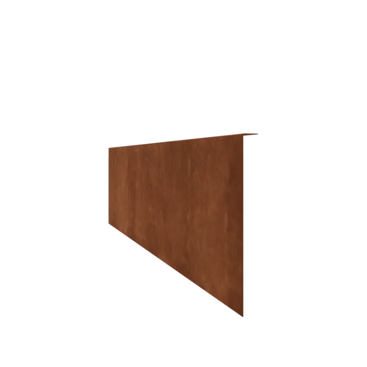 Corten plieno vejos bortelis - Lenktas - Aukštis 34 cm - 150 cm