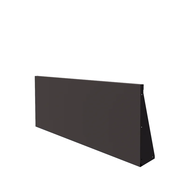 Plieninė atraminė sienelė - Tiesus - 150 x 60 cm - RAL7016 matinė (antracito pilka)
