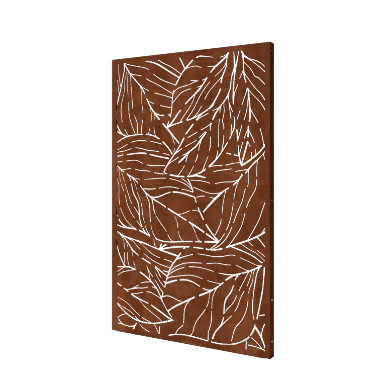 Corten plieno panel - Lapai 1 - 120 x 6 x 190 cm