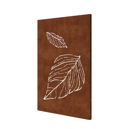 Corten plieno panel - Lapai 2 - 120 x 6 x 190 cm