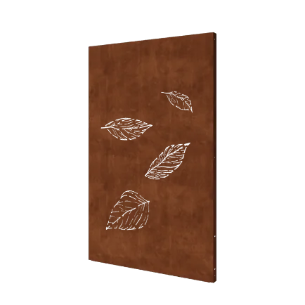 Corten plieno panel - Lapai 3 - 120 x 6 x 190 cm