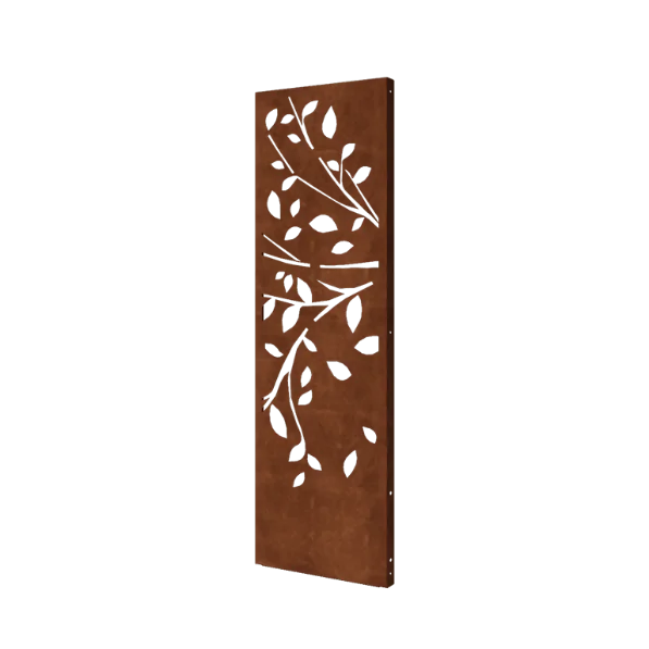Corten plieno panel - Medis - Dalis 2 - 60 x 6 x 190 cm