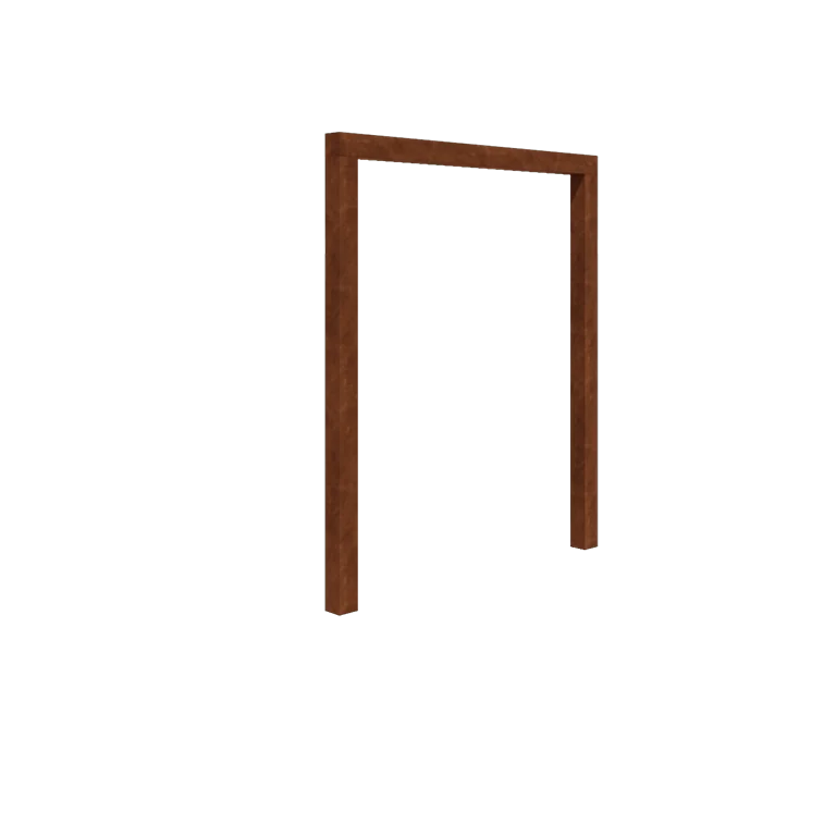 Corten plieno pergola - Tiesus - 200 x 230 cm - Be betono pado