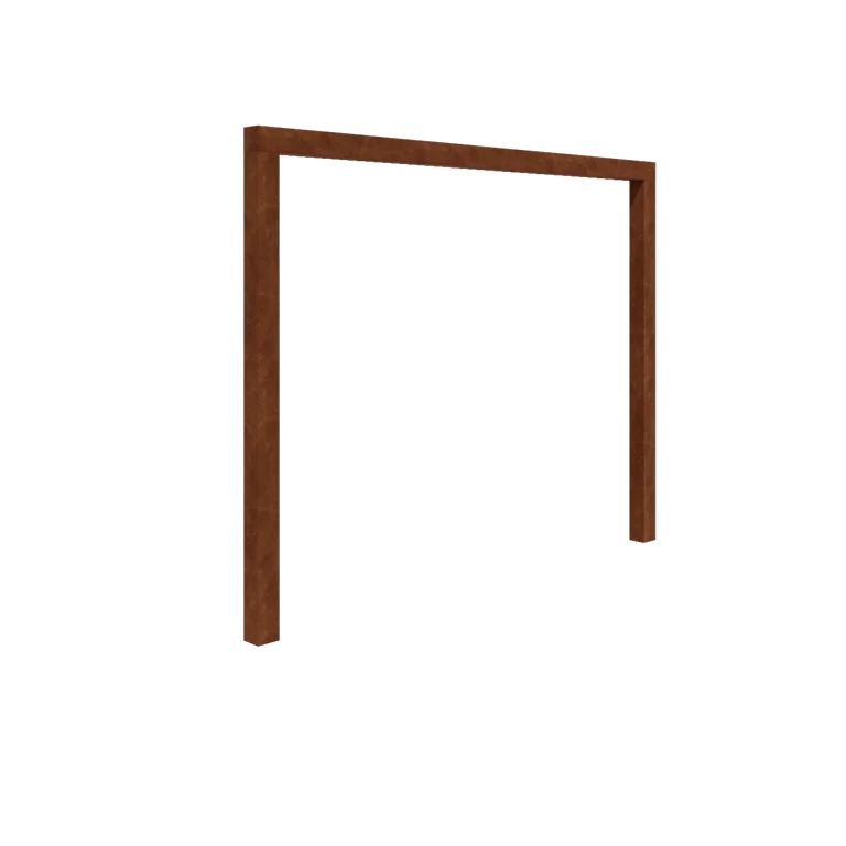 Corten plieno pergola - Tiesus - 300 x 230 cm - Be betono pado