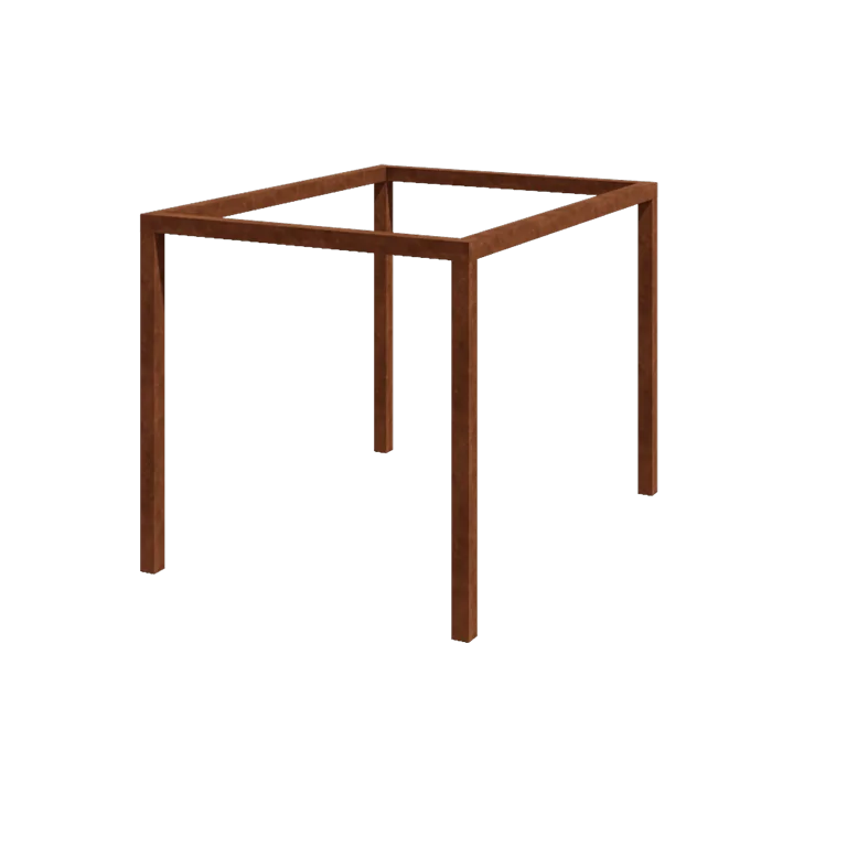 Corten plieno pergola - Stačiakampis - 324 x 250 x 230 cm - Be betono pado