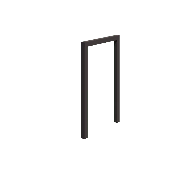 Plieninė pergola - Tiesus - 150 x 230 cm - RAL7016 matinė (antracito pilka) - Be betono pado