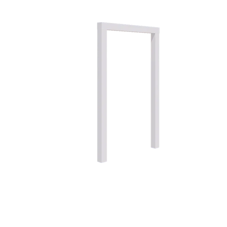 Plieninė pergola - Tiesus - 150 x 230 cm - RAL9010 matinė (balta) - Be betono pado