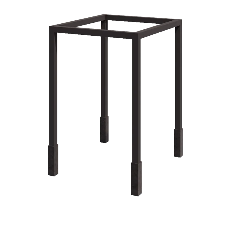 Plieninė pergola - Kvadratas - 224 x 200 x 230 cm - kita RAL spalva - Su betono padu