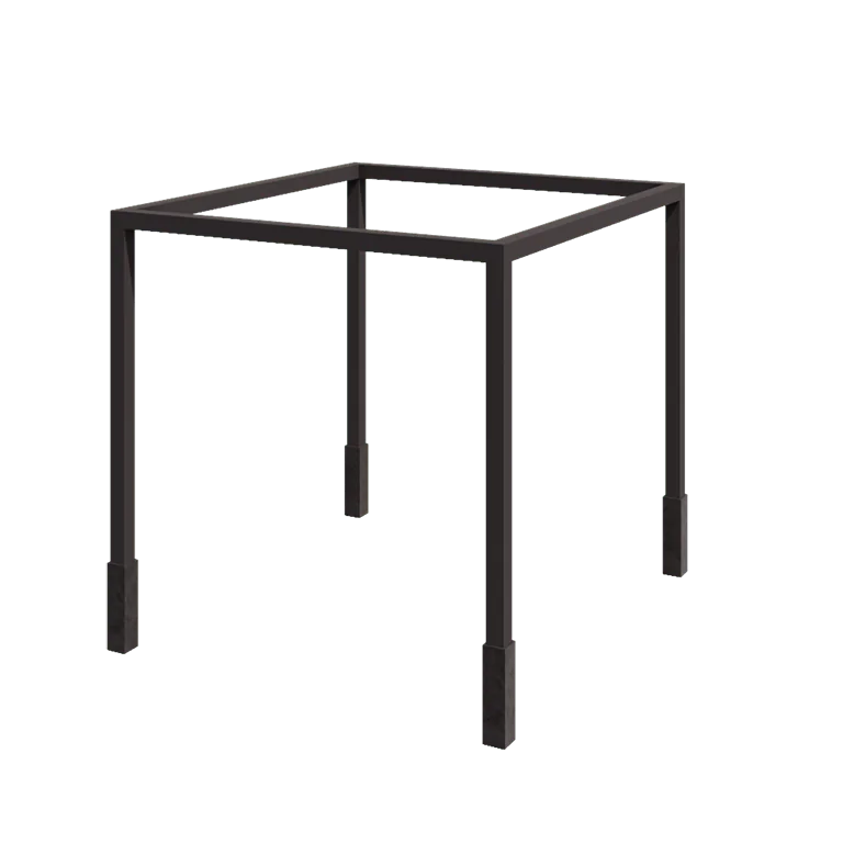 Plieninė pergola - Kvadratas - 324 x 300 x 230 cm - RAL7016 matinė (antracito pilka) - Su betono padu