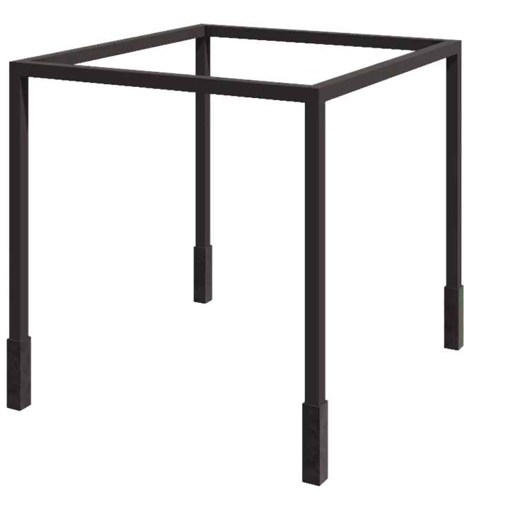 Plieninė pergola - Kvadratas - 324 x 250 x 230 cm - kita RAL spalva - Su betono padu