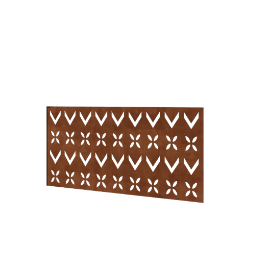 Corten plieno tvora H - Panel V - 120 x 63,3 cm