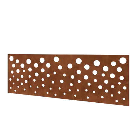 Corten plieno tvora H - Panel B - 180 x 63,3 cm