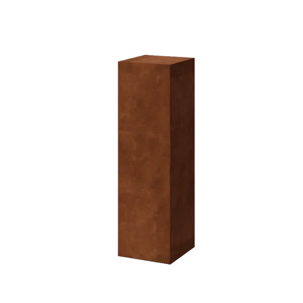 Corten plieno pjedestalas - Ohio - 30 x 30 x 100 cm