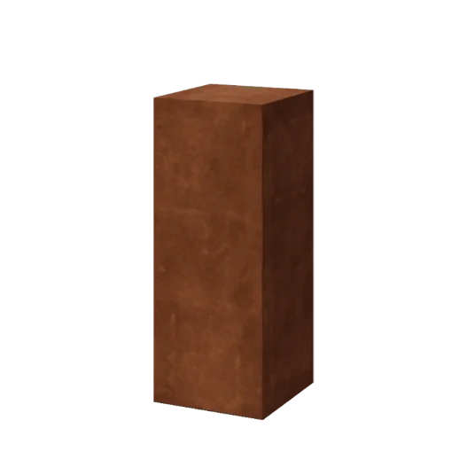 Corten plieno pjedestalas - Ohio - 40 x 40 x 100 cm