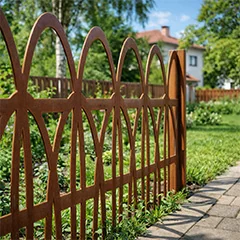 Dekoratyvinė tvora su moderniu ir dekoratyviu įvaizdžiu