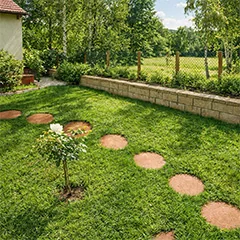 Corten plieno plokštės takams elegantiškam sodo takui su natūralia išvaizda